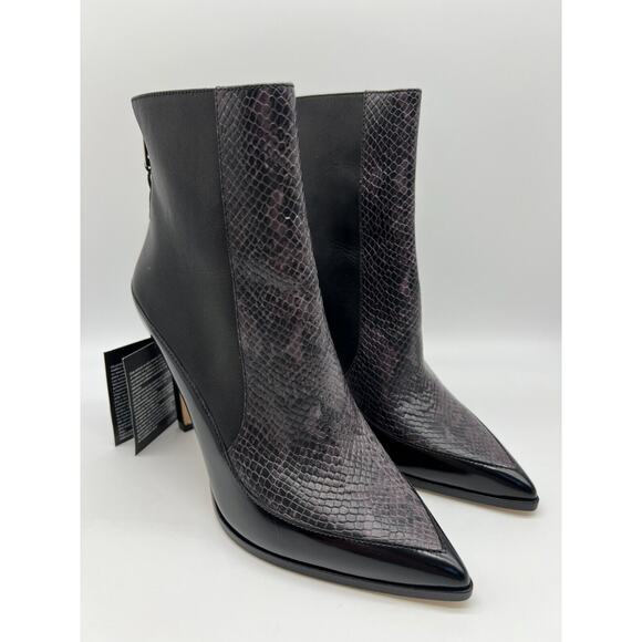 Diesel Women's Black/Purple Snake D-Ipper Pha High Ankle EUR 40 US 10 NEW - Picture 5 of 10